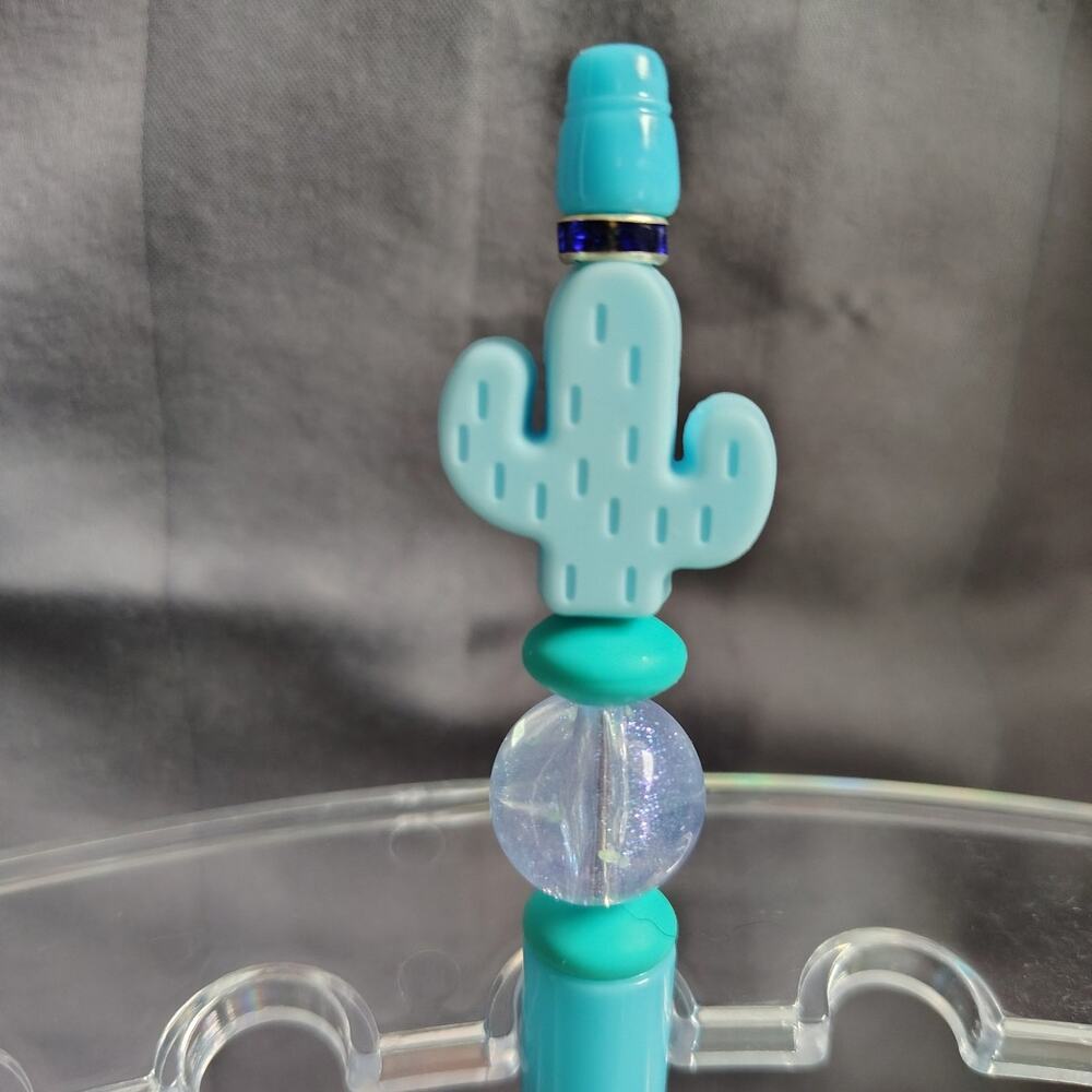 Cactus beaded pen